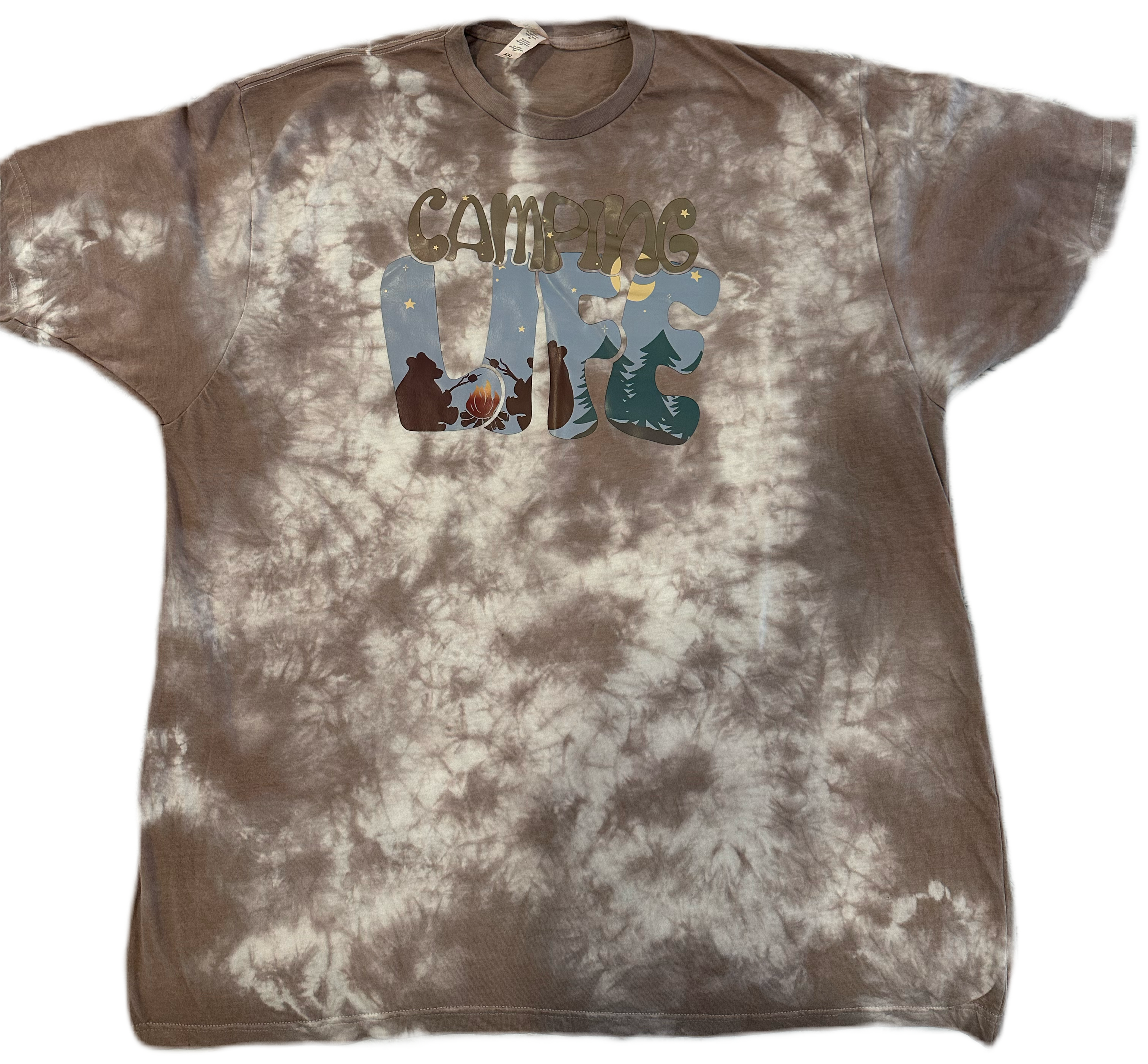 Camping Life Tie Dye Tee