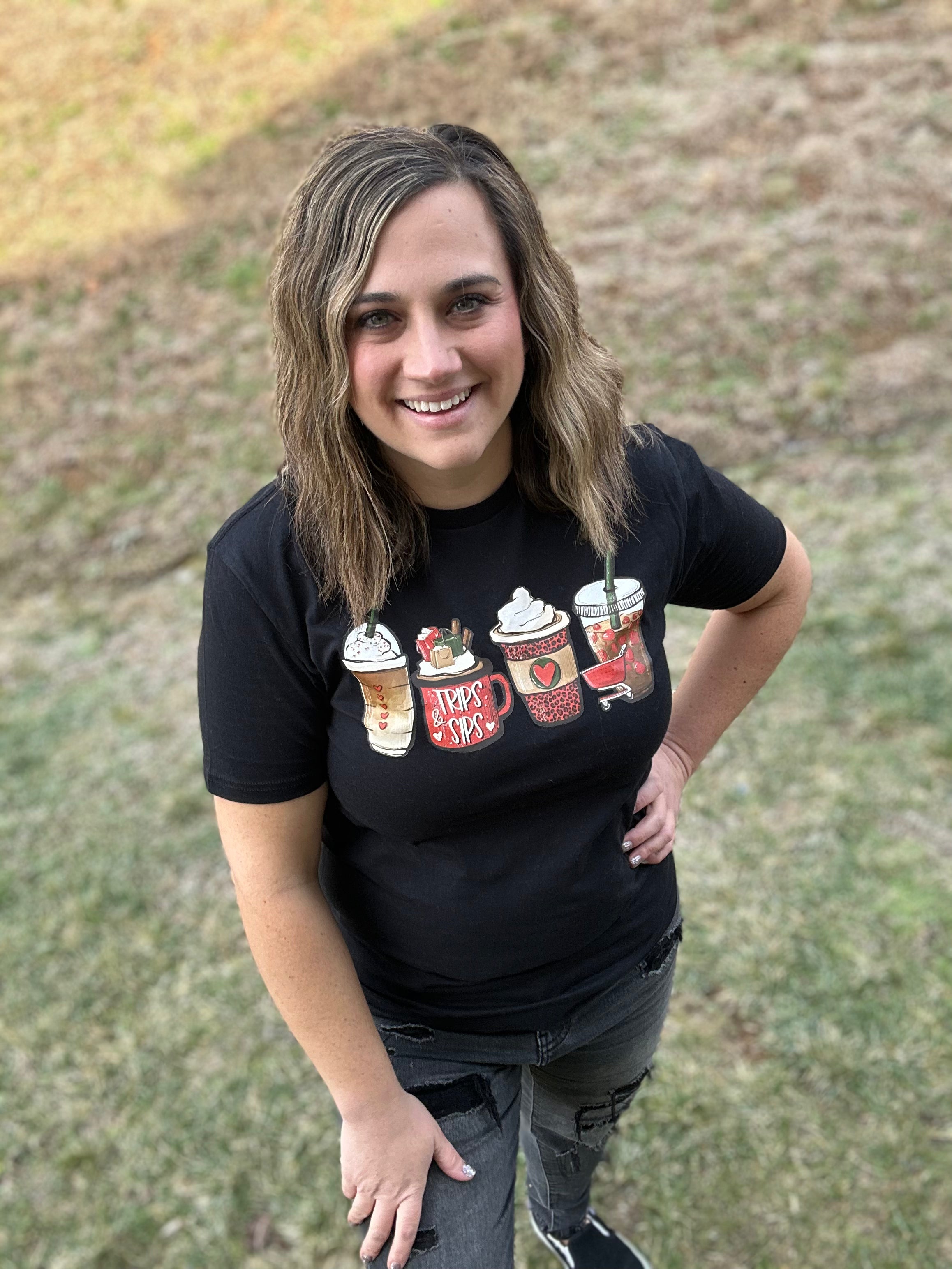 Trips And Sips Tee