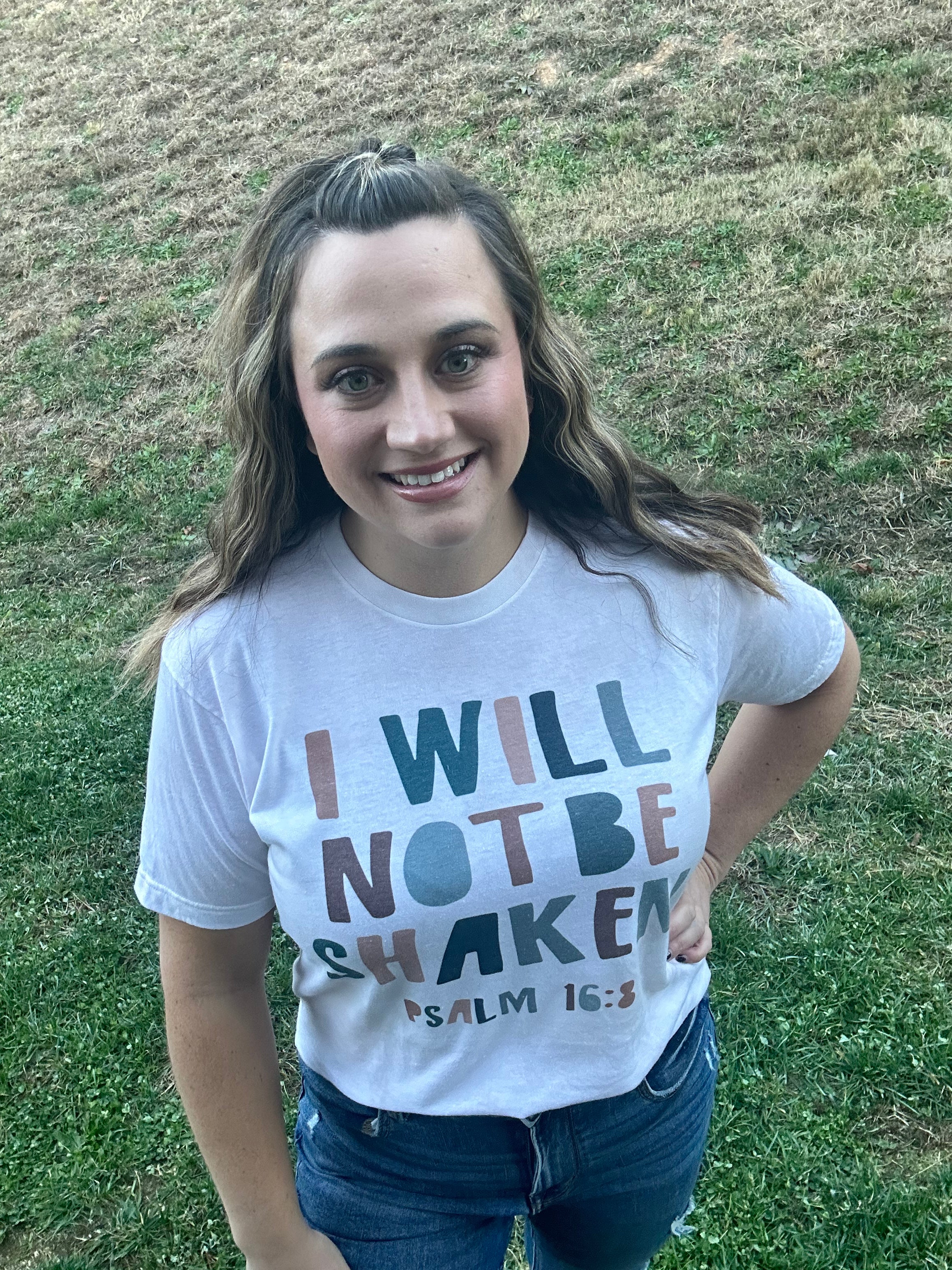 I Will Not Be Shaken Tee