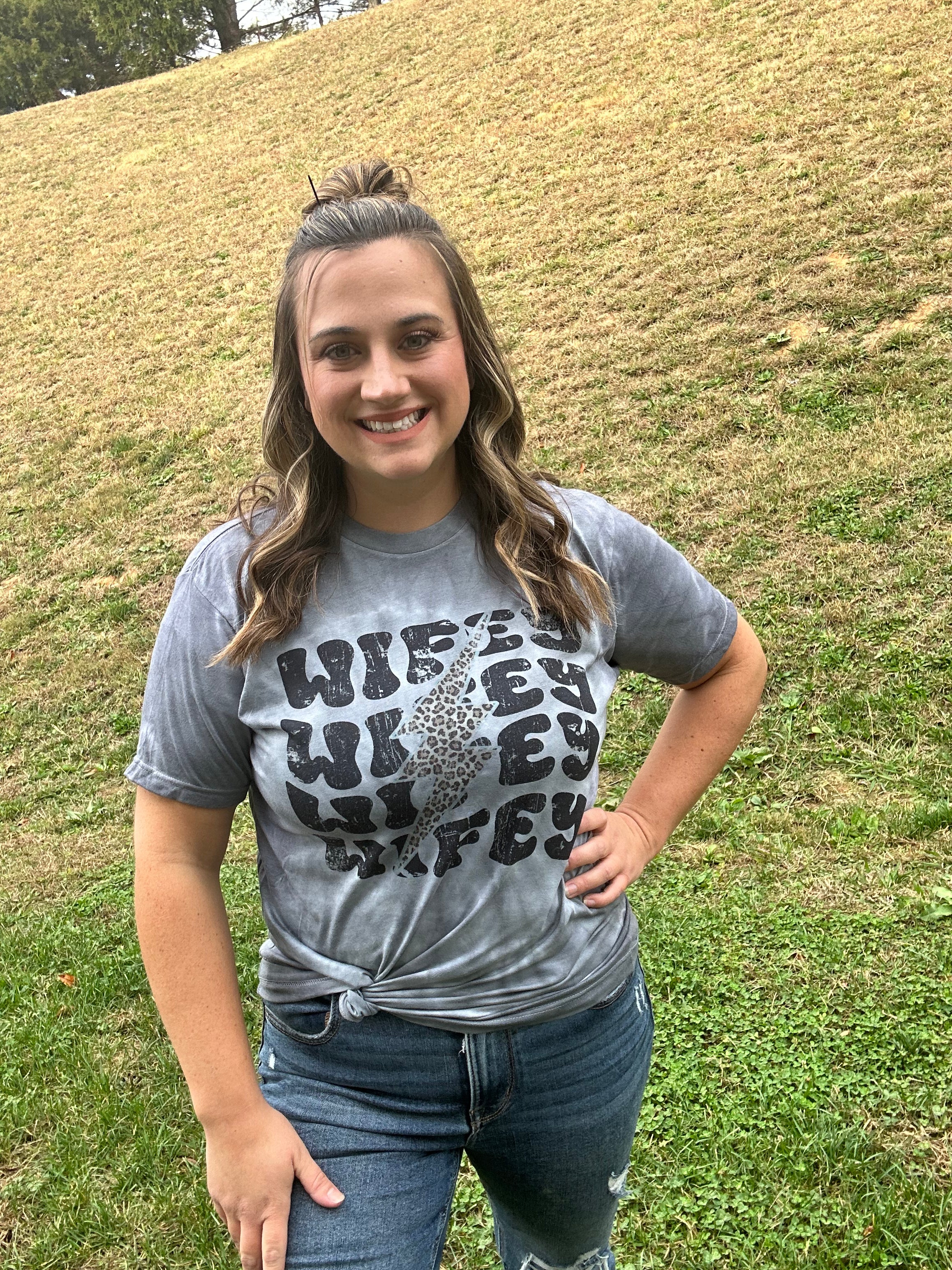 Wifey Lightening Bolt Tee