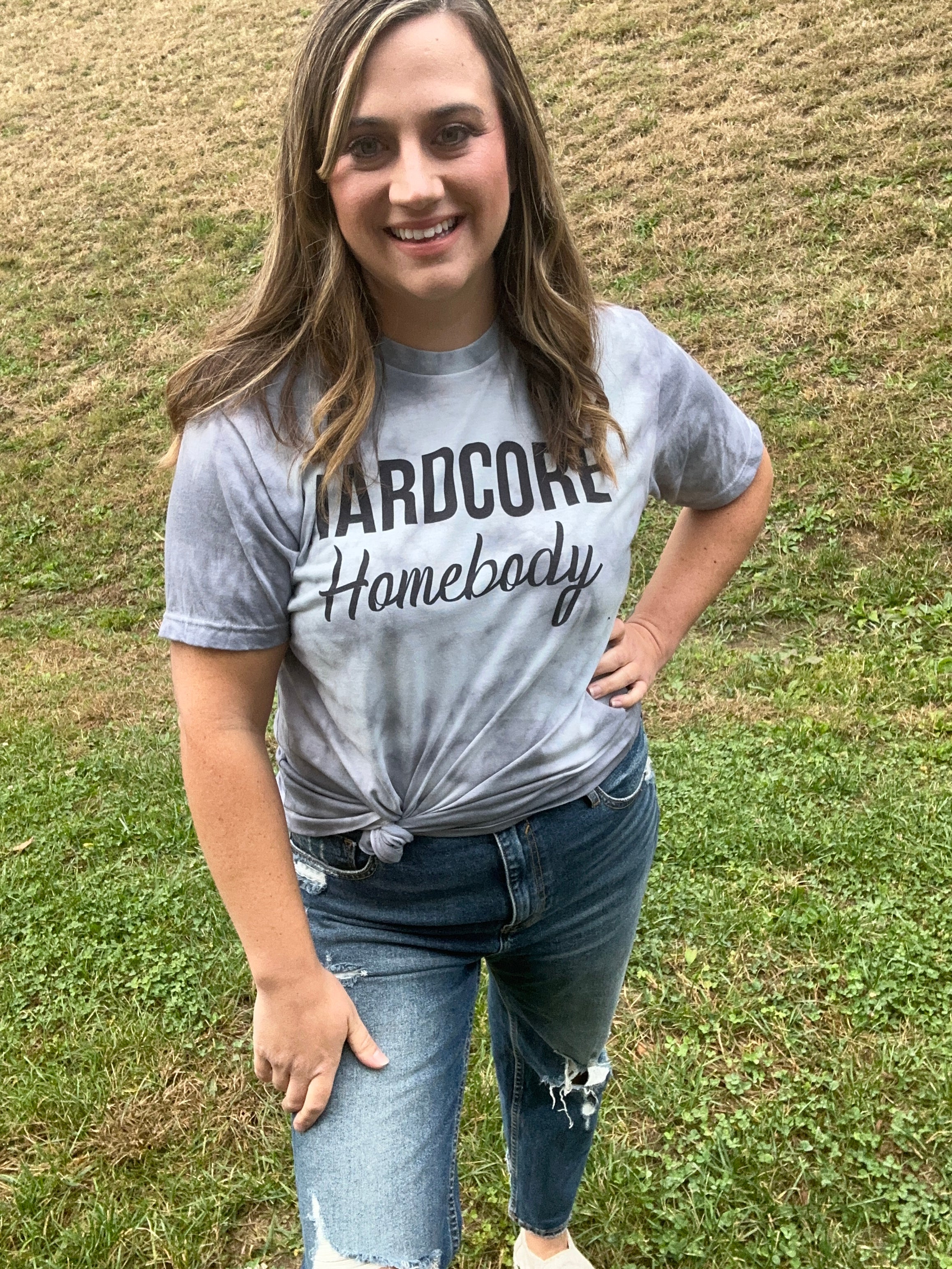 Hardcore Homebody Tie Dye Tee