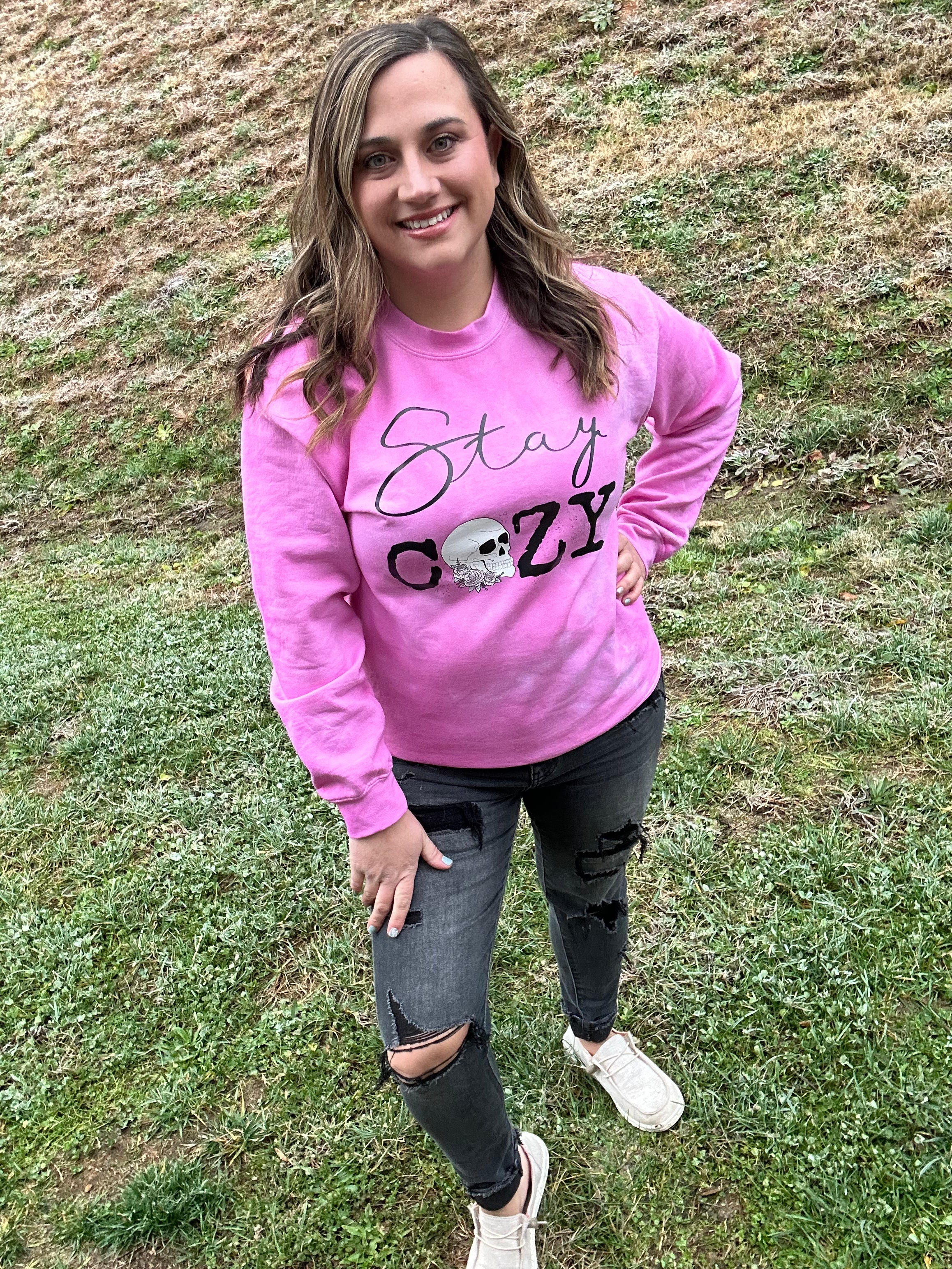 Stay Cozy Tie Dye Sweatshirt