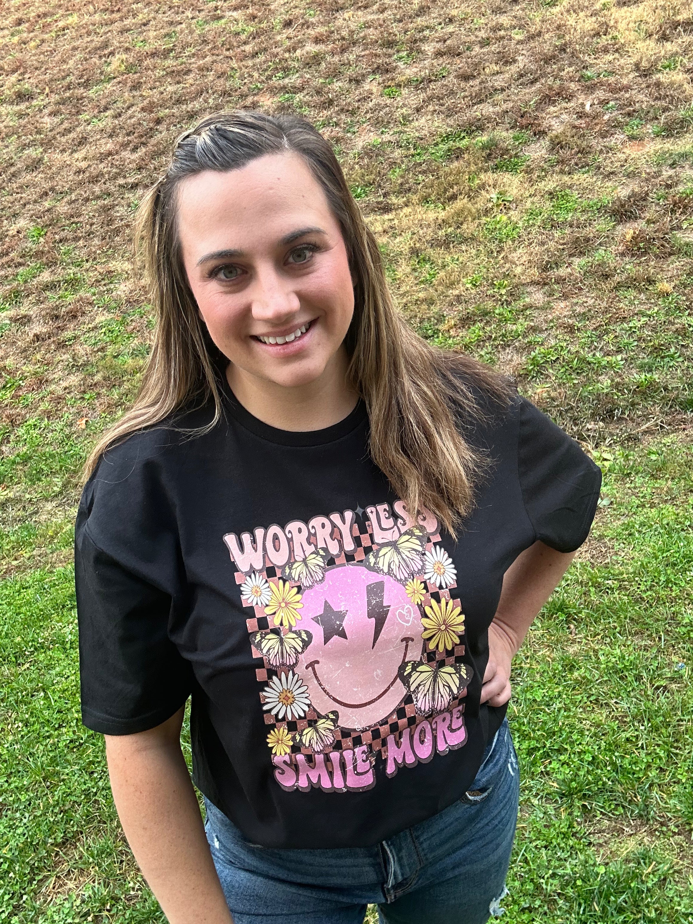 Worry Less Smile More Tee