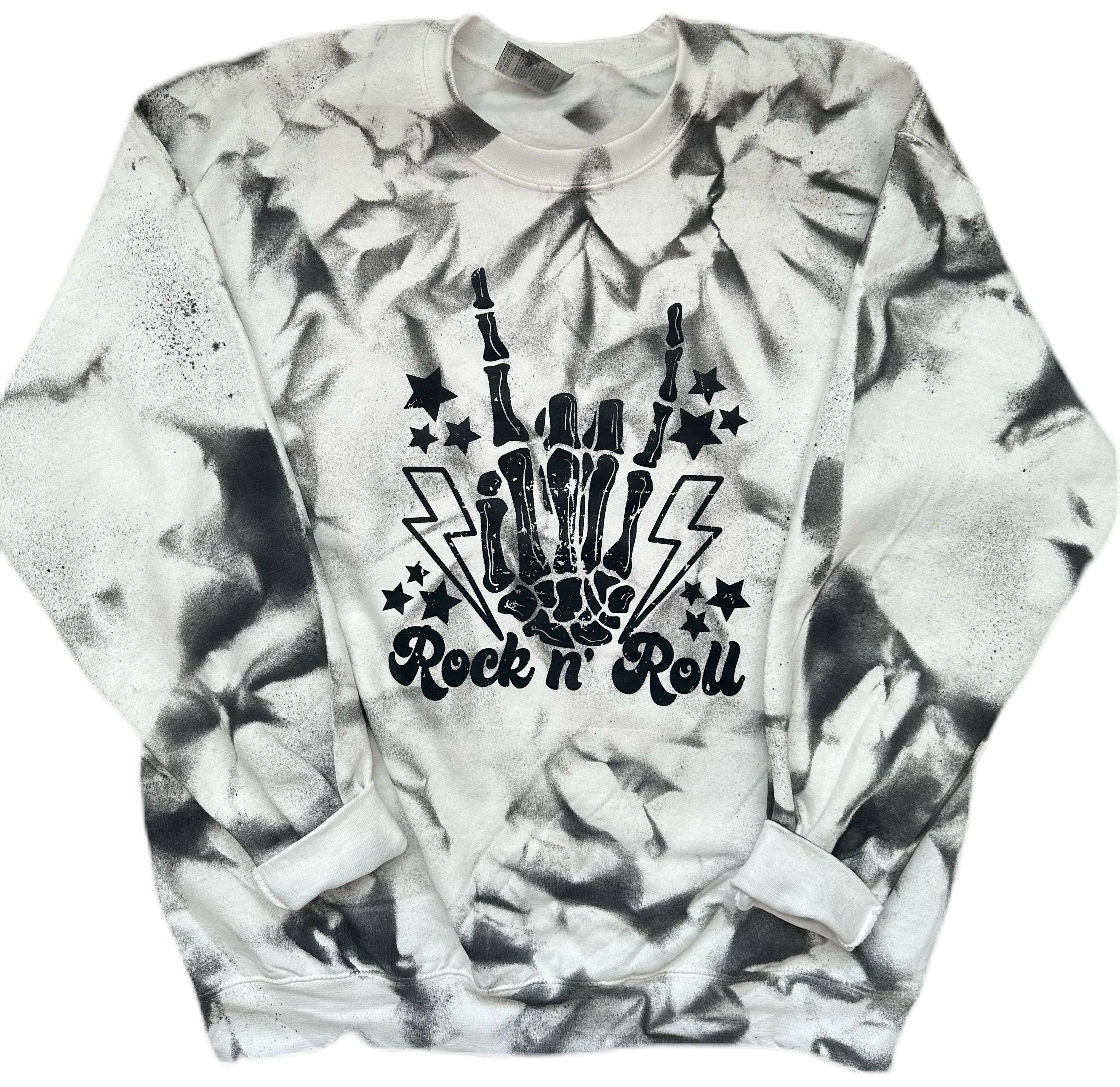 Rock N Roll Lightening and Stars Sweatshirt