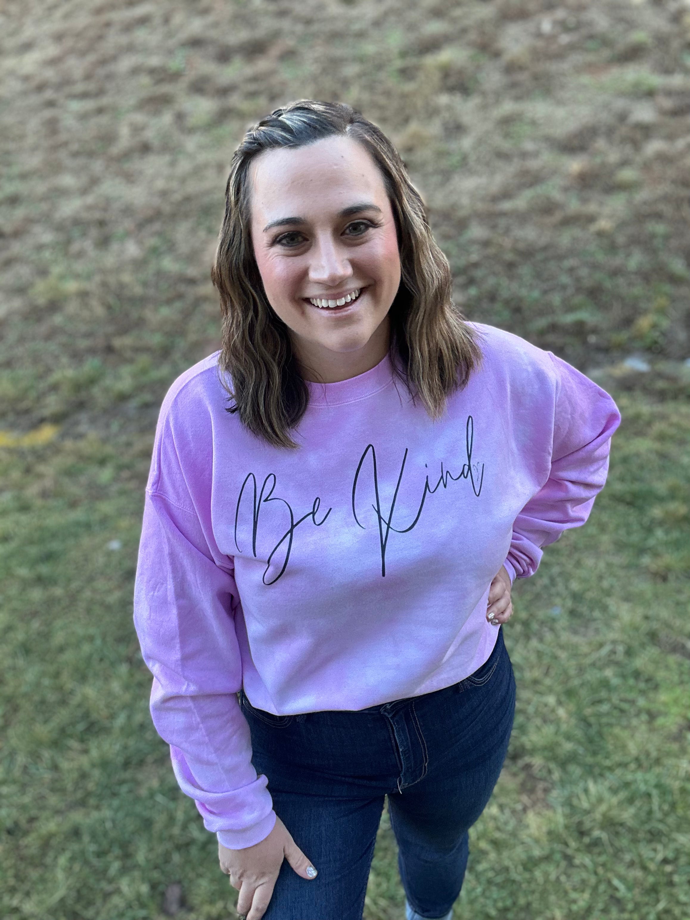 Be Kind Tie Dye Sweatshirt