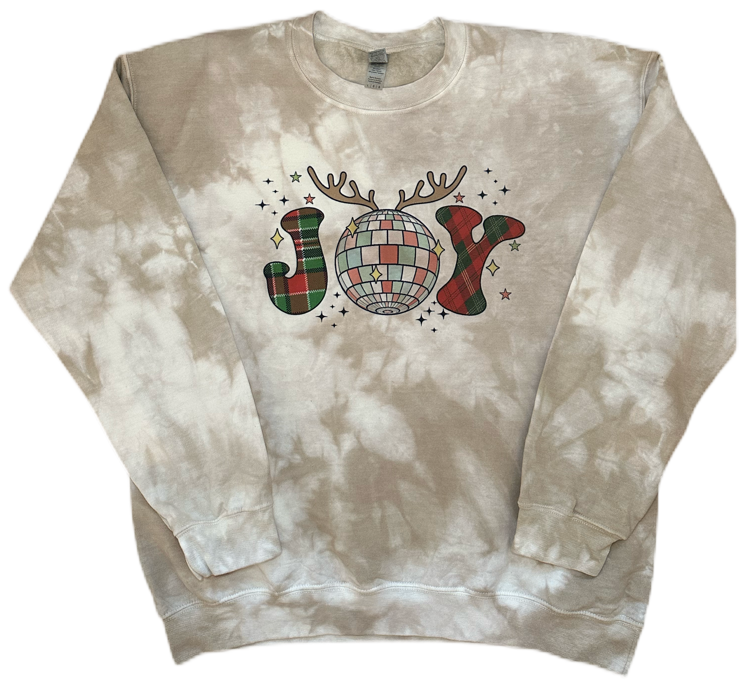 Joy Disco Ball Christmas Sweatshirt